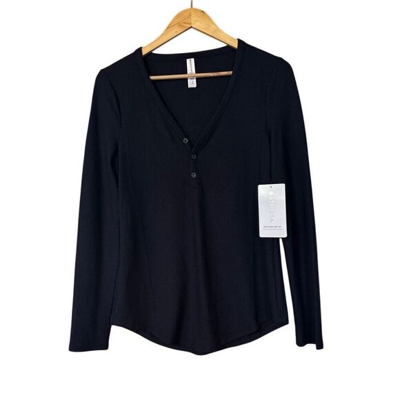 Athleta wind down sleep top black small - Picture 5 of 12